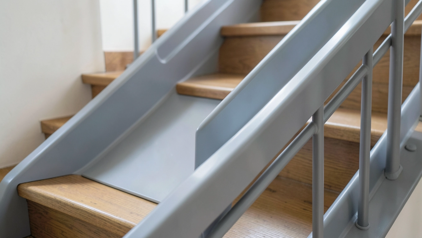 Bezpieczeństwo zjeżdżalni na schody