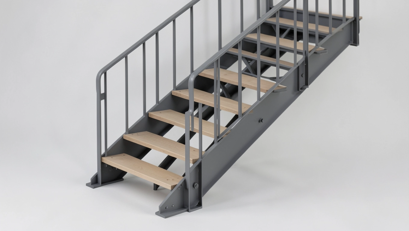 Co wchodzi w cenę netto schodów stalowych