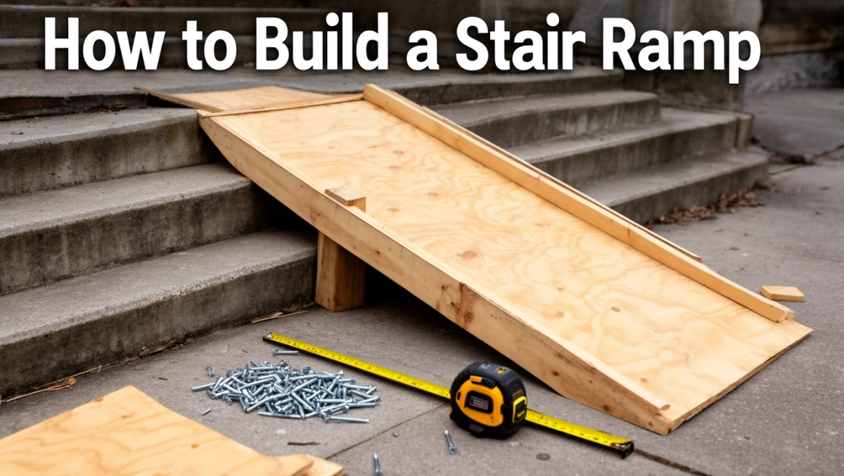 Jak zrobić podjazd na schody