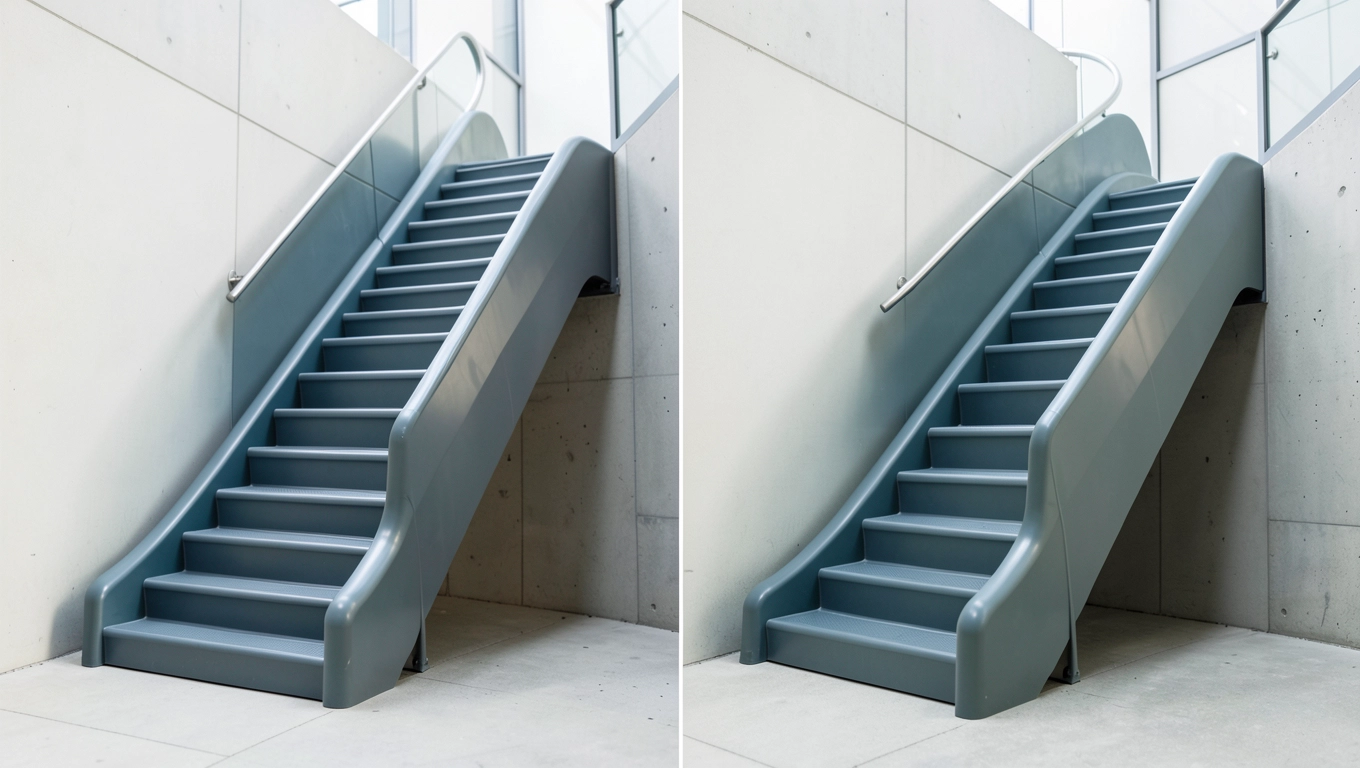 Rodzaje zjeżdżalni na schody