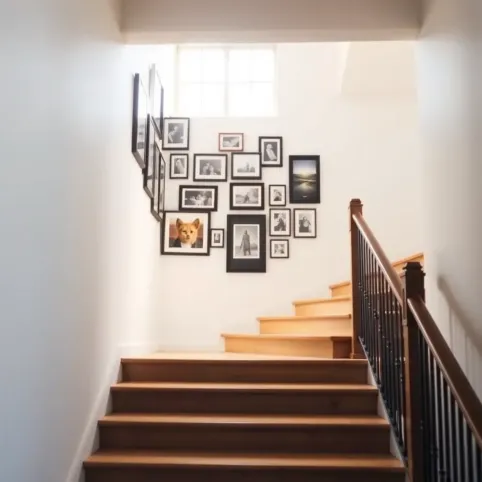 Jak wieszać obrazy na klatce schodowej