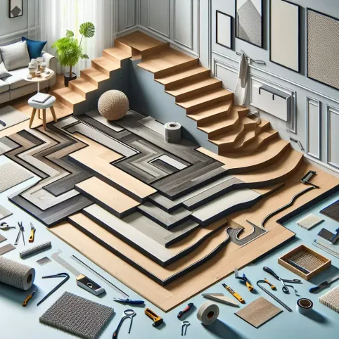 jak wykończyć panele przy schodach