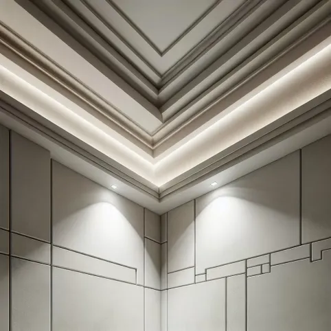 jak wykończyć płytki przy suficie