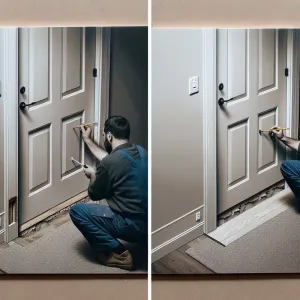 jak wykończyć ściany przy drzwiach zewnętrznych