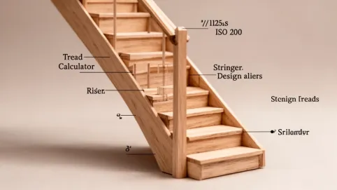 Kalkulator schodów prostych