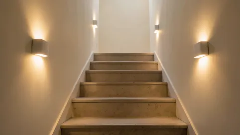 nowoczesne lampy na klatkę schodową